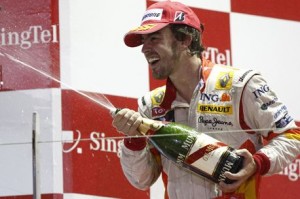 Alonso podio Singapur