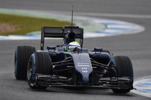 Massa test Williams