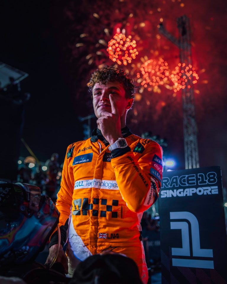 Norris arrasa en el GP de Singapur 2024 F1 Sin Tracción